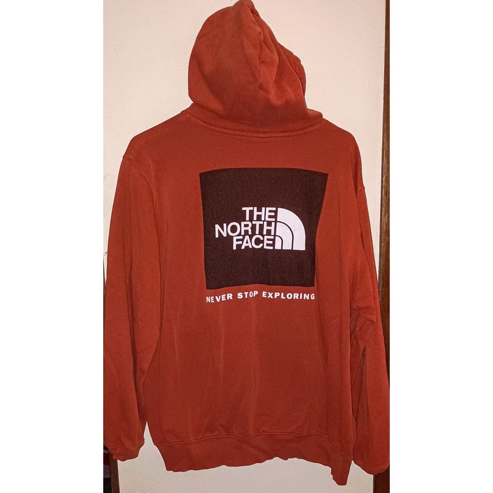 The North Face The North Face Hoodie Pullover Burnt Orange Mens Sz XL Never Stop Size US XL / EU 56 / 4 - 2 Thumbnail