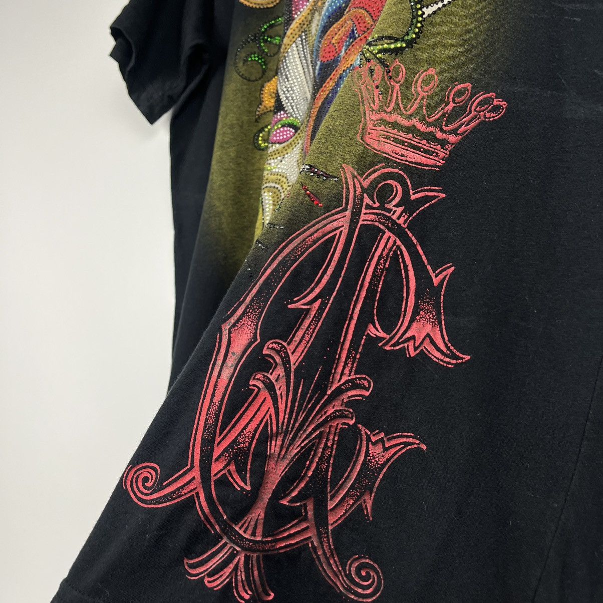 Christian Audigier Vintage Christian Audigier Ed Hardy rare y2k skulls tee 90’s Size US L / EU 52-54 / 3 - 11 Thumbnail