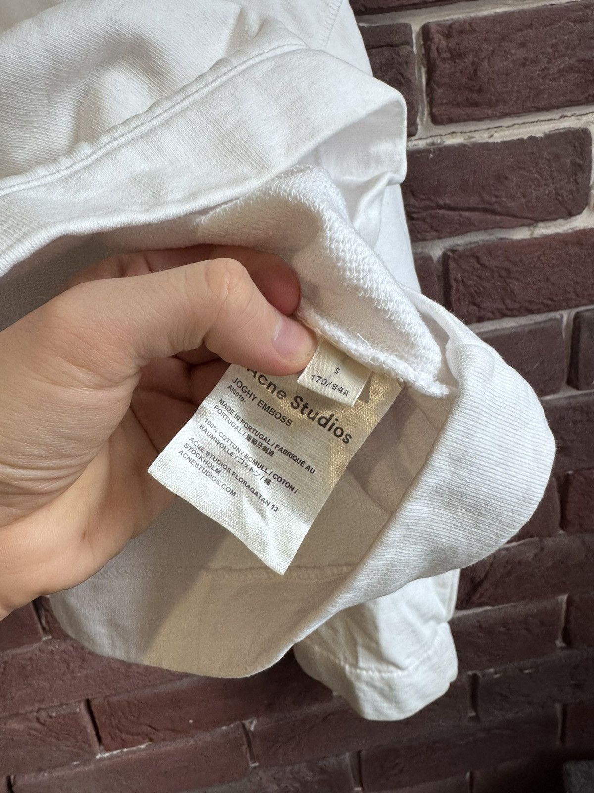 Acne Studios Acne Studios Hoodie Cropped Boxy Fit Streetwear S White Size US S / EU 44-46 / 1 - 10 Thumbnail