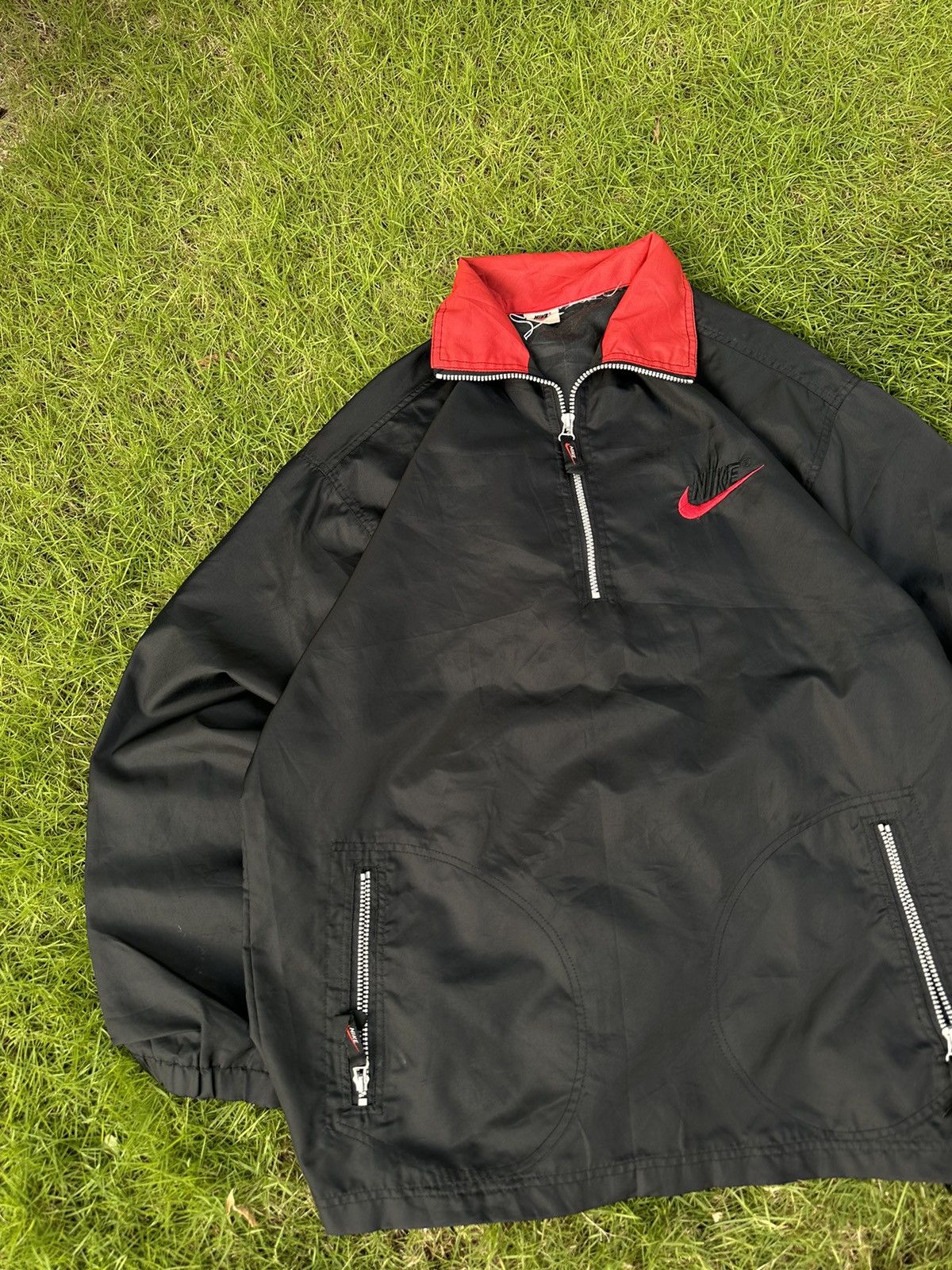 Nike × Vintage 90S NIKE VINTAGE DOUBLE LOGO STREETWEAR LIGHT JACKET Size US L / EU 52-54 / 3 - 4 Thumbnail