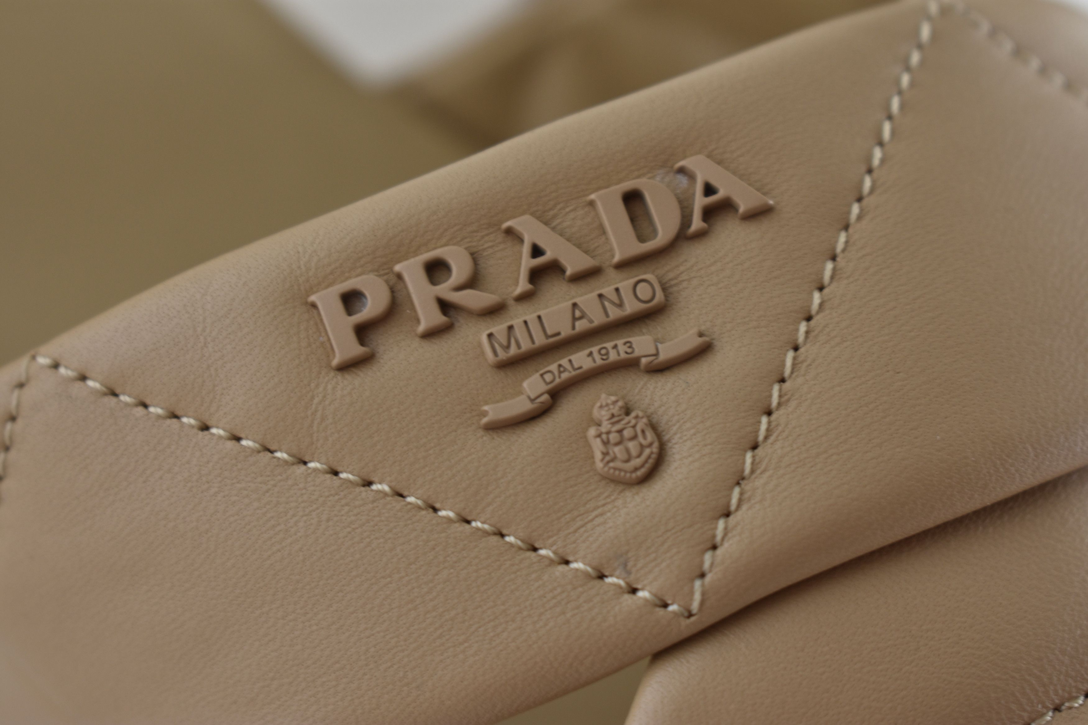 Prada Prada 65mm Nude Platform Sandal Ankle Strap Block Heel 41 Size US 11 / IT 41 - 8 Thumbnail