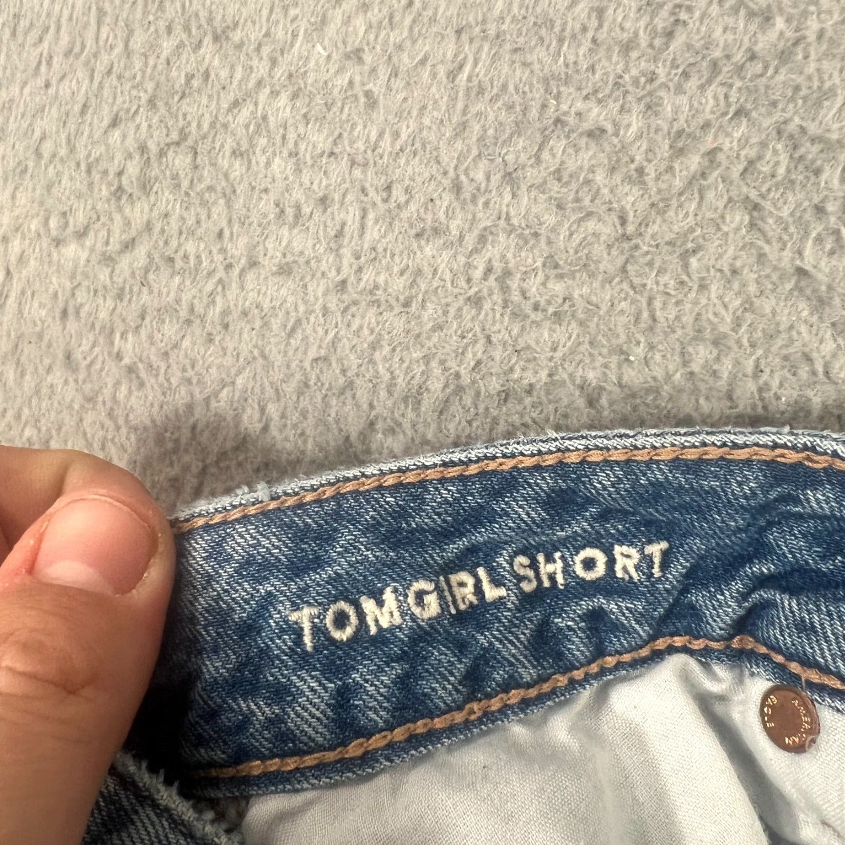 American Eagle Outfitters VINTAGE American Eagle Shorts Womens 2 Tomgirl Mid Rise Cuffed Denim Casual Summer Size 26" / US 2 / IT 38 - 7 Thumbnail