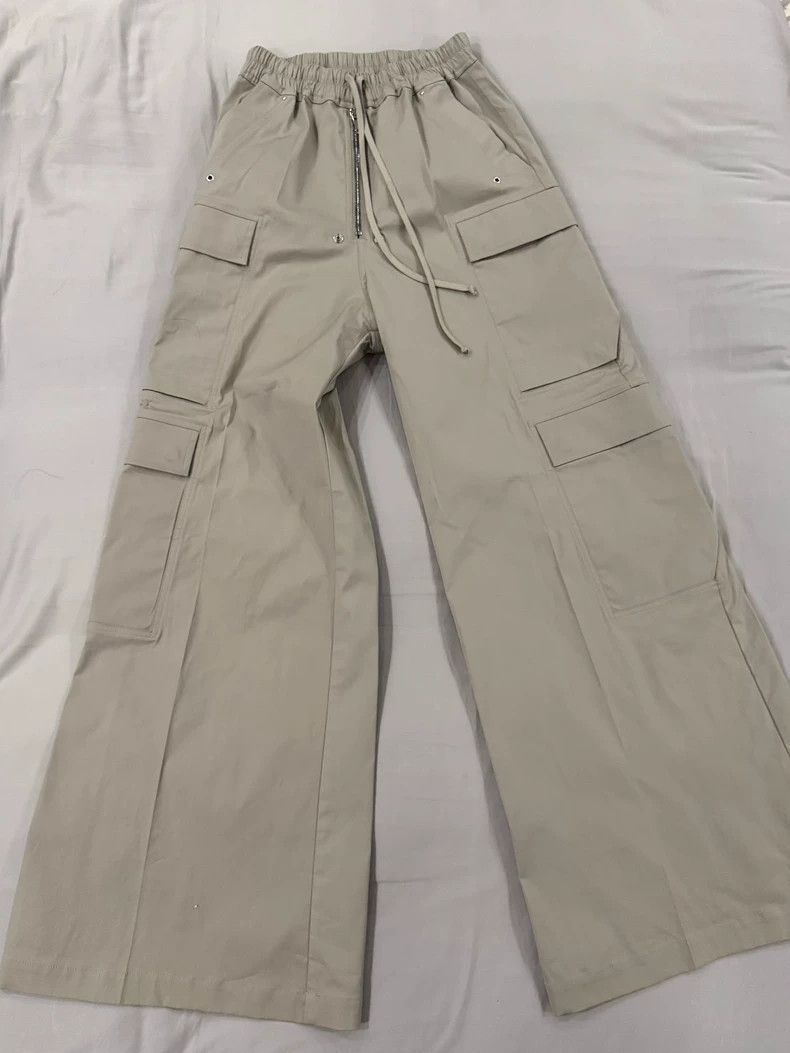 Rick Owens Rickowens Gray Cargo Pants Size US 31 - 1 Thumbnail