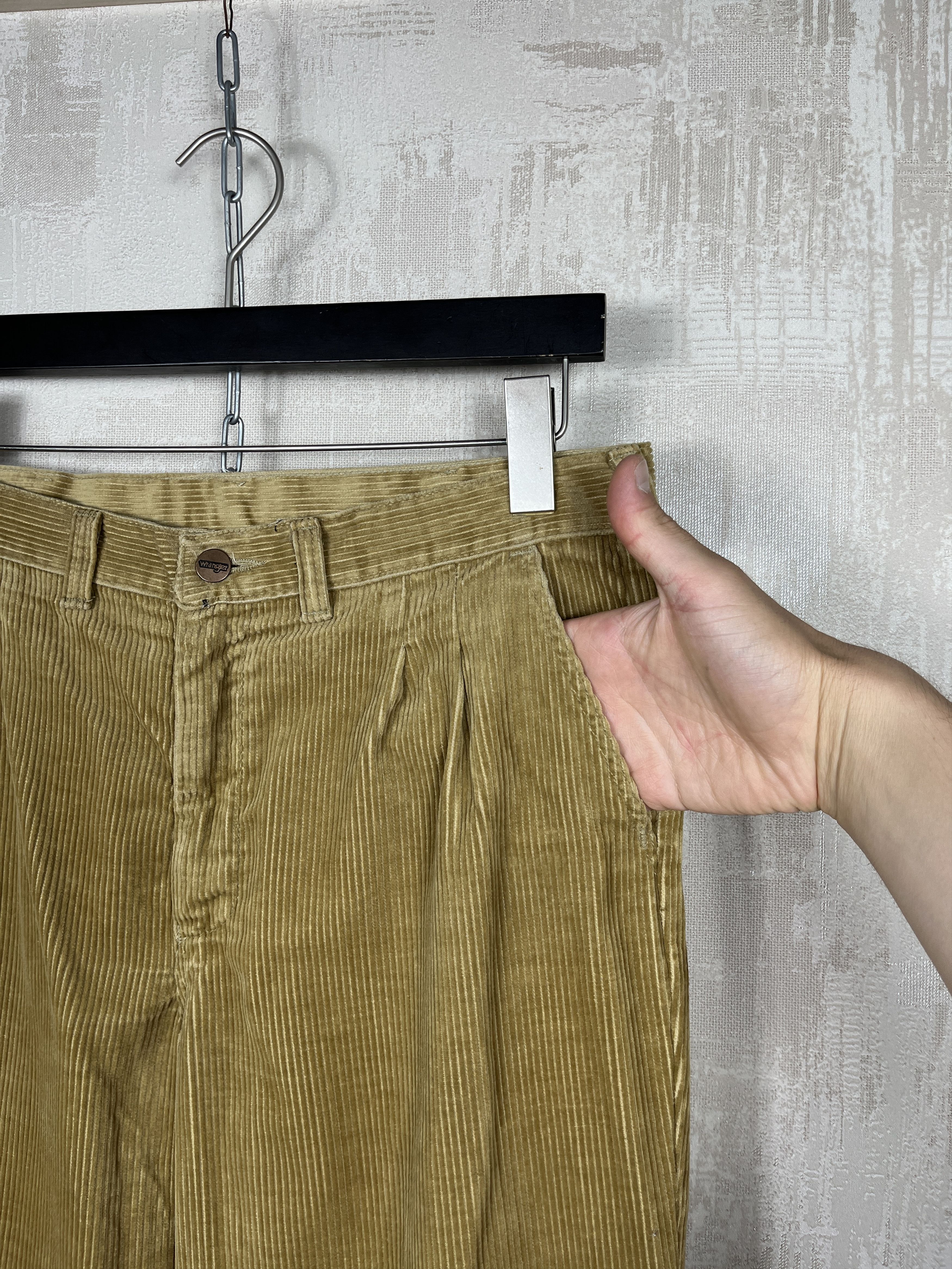 Vintage 70s 80s Wrangler Corduroy Vintage Chino Pants Eclair Zip Size US 34 / EU 50 - 9 Thumbnail