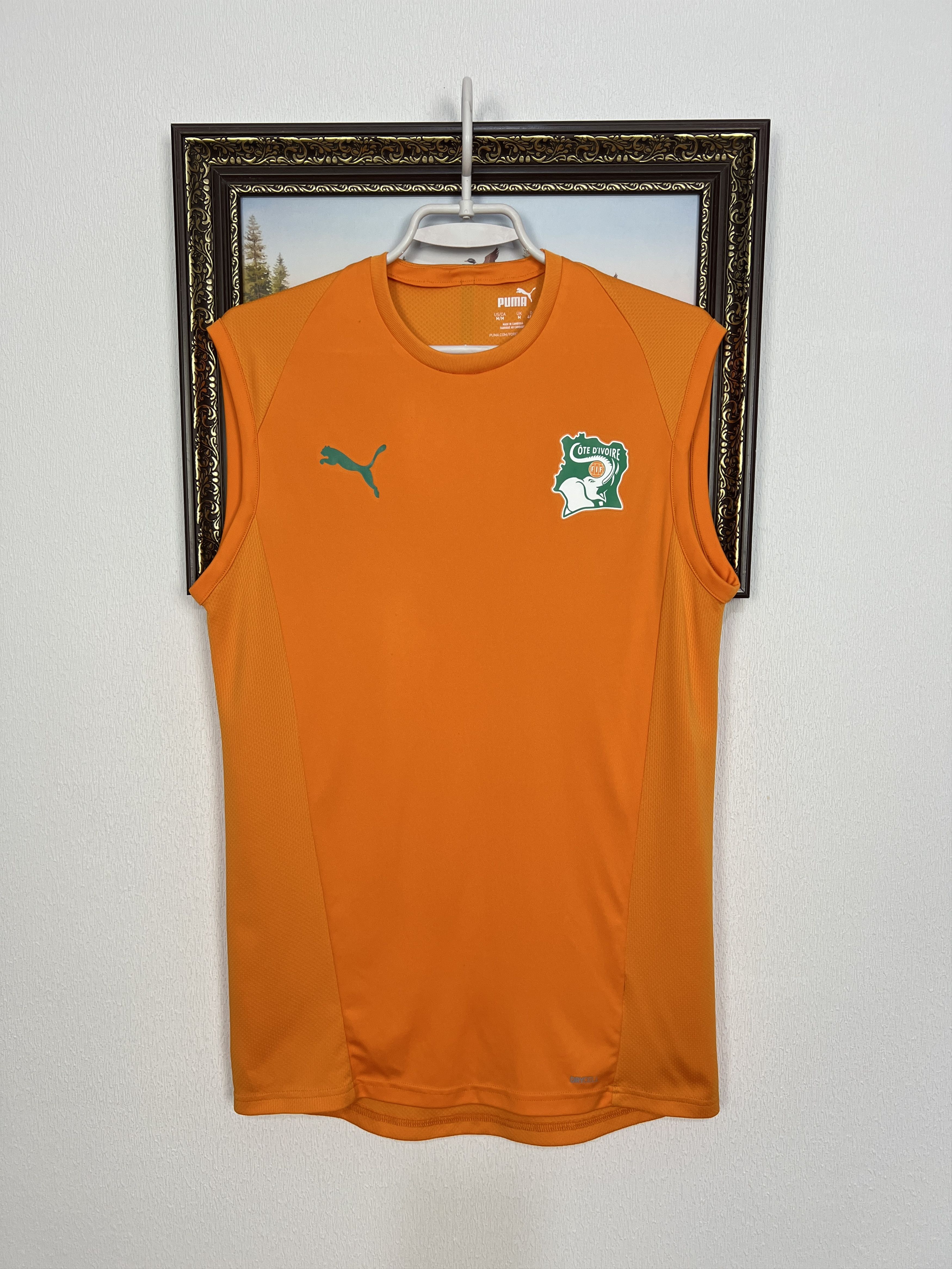 Puma Cote D'Ivoire Ivory Coast Football Vest Shirts Soccer Jersey Size US M / EU 48-50 / 2 - 1 Thumbnail