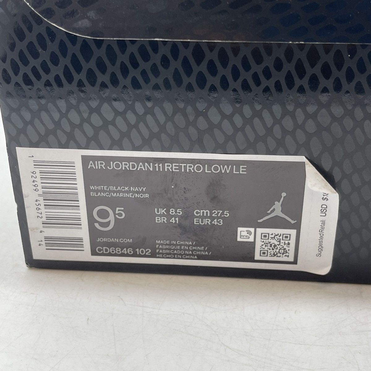 Jordan Brand Air Jordan 11 low navy snakeskin Size US 9.5 / EU 42-43 - 9 Thumbnail