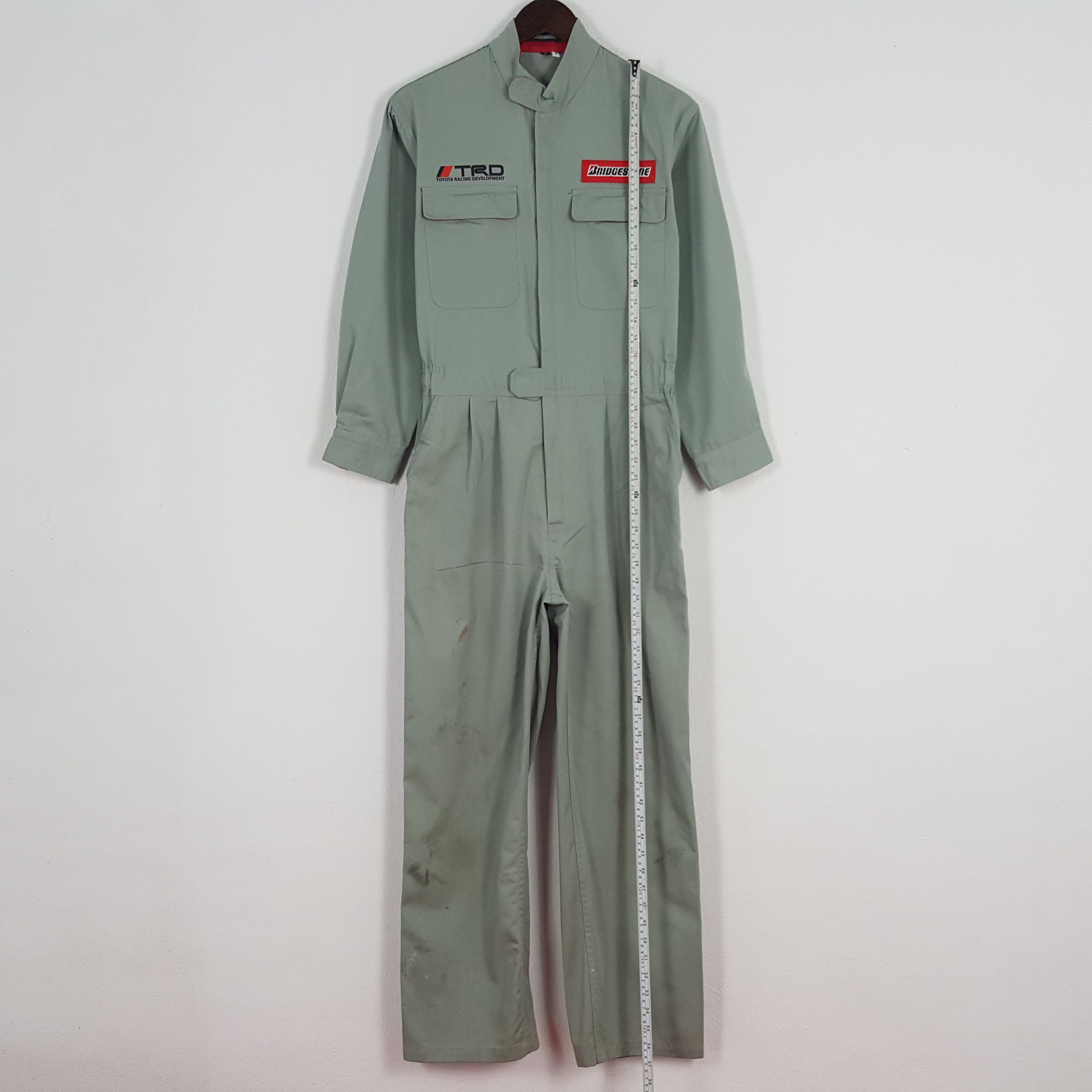 Japanese Brand × Vintage Vintage Bridgestone x Custom TRD Racing Coverall Jacket Size US S / EU 44-46 / 1 - 7 Thumbnail