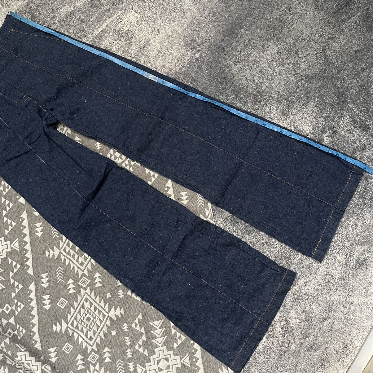 If Six Was Nine 🔥SLY Blue indigo buckle back Flare jeans Size US 28 / EU 44 - 9 Thumbnail