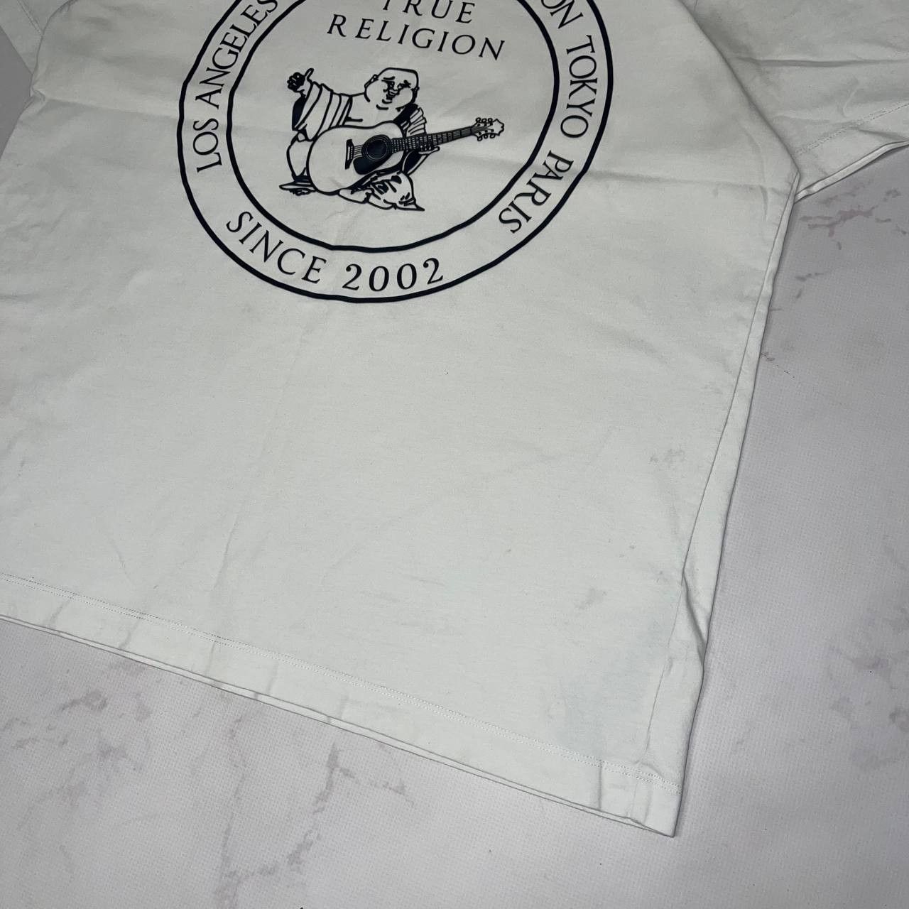 True Religion TRUE RELIGION SS STAMP BUDDHA Y2K TEES Sz L White Size US L / EU 52-54 / 3 - 5 Thumbnail