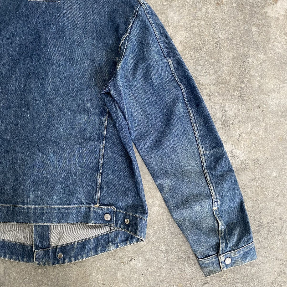 Levi's Vintage 2000’s Levis Engineered Faded Honeycomb Denim Jacket Size US M / EU 48-50 / 2 - 13 Thumbnail
