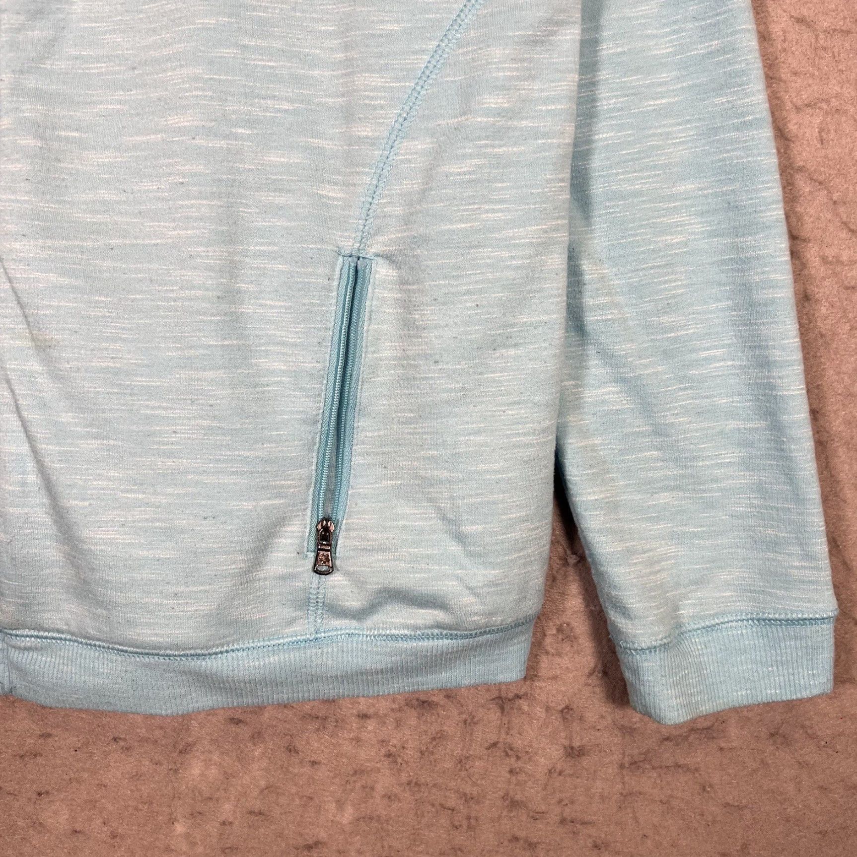 Tek Gear VINTAGE Tek Gear Dry Tek Full Zip Hoodie Sweatshirt Womens M Blue Shirt Womens M Blue Hoodie Size M / US 6-8 / IT 42-44 - 6 Thumbnail