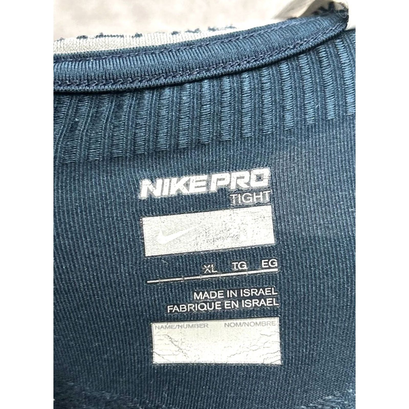 Nike Nike Pro Tight Shirt Mens XL Blue Stretch Dri Fit Running Training Athletic Top Size US XL / EU 56 / 4 - 6 Thumbnail