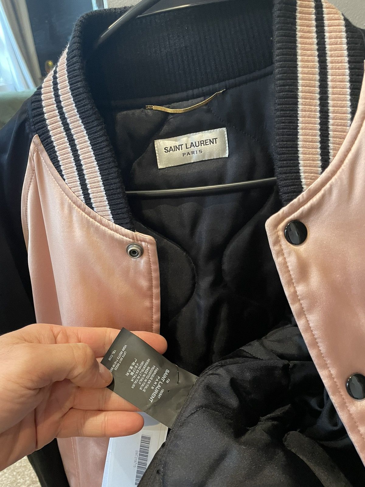 Saint Laurent Paris Bomber Jacket w/ Tags Size US S / EU 44-46 / 1 - 5 Thumbnail