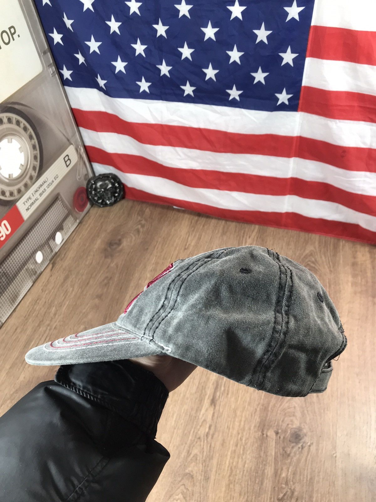 Russell Athletic × Vintage Vintage Russel Athletic Logo Cap Size ONE SIZE - 4 Thumbnail