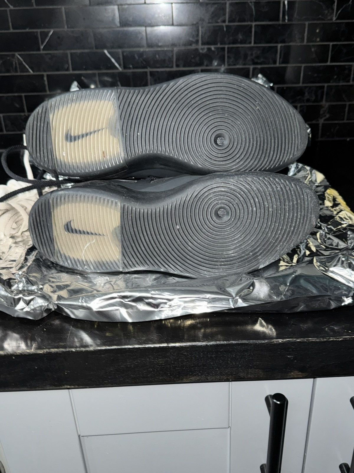 Fear of God × Nike NIKE AIR FEAR OF GOD 1 TRIPLE BLACK Size US 8 / EU 41 - 7 Thumbnail