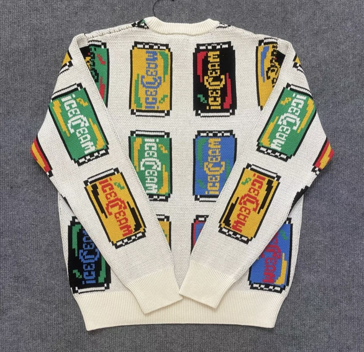 Billionaire Boys Club BBC ICECREAM Coca-Cola Pattern Knit Sweater Size US L / EU 52-54 / 3 - 1 Thumbnail