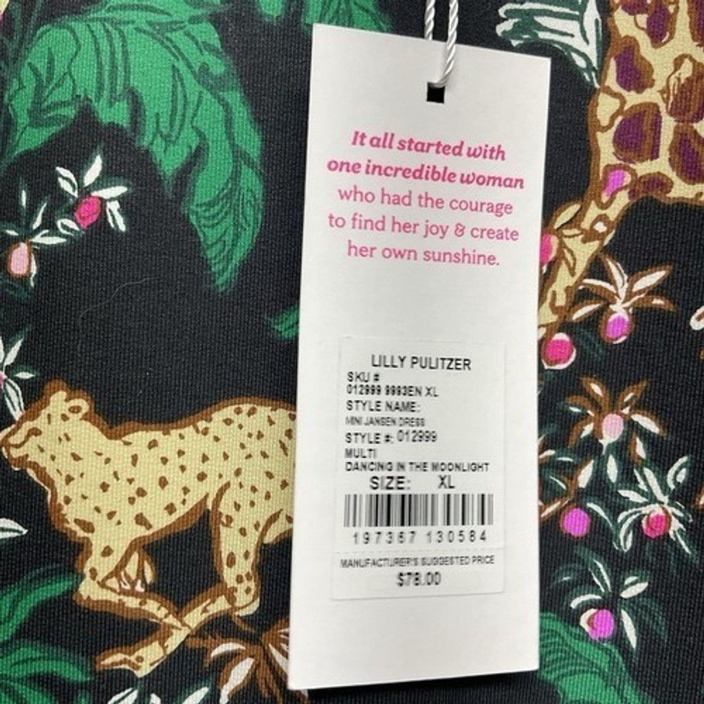 Lilly Pulitzer Lilly Pulitzer Dancing Moonlight Mini Jansen Dress Girls XL Size XL / US 12-14 / IT 48-50 - 6 Thumbnail