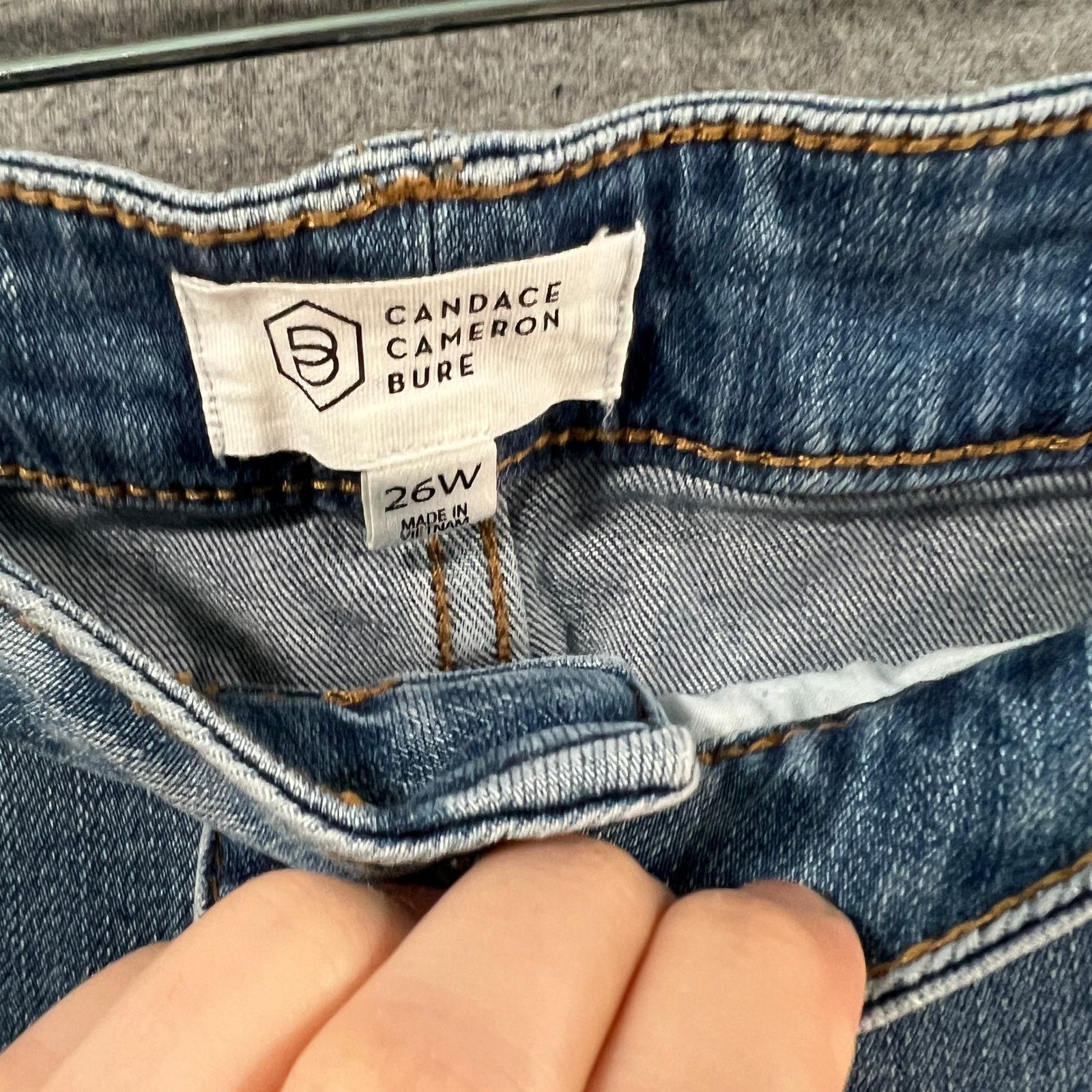 Other Candace Cameron Bure Cropped Straight Leg Jeans BigSur Size 26" / US 2 / IT 38 - 3 Thumbnail