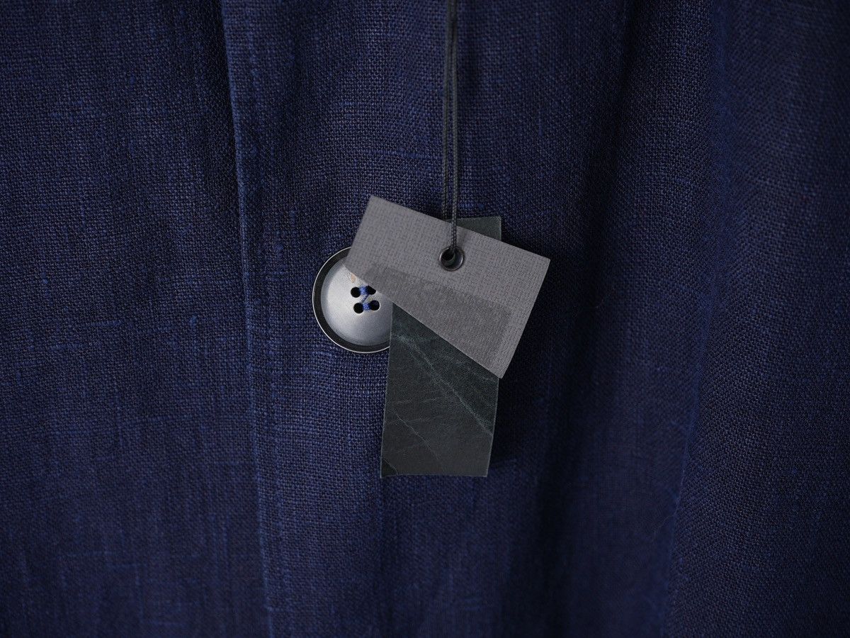 John Varvatos John Varvatos Collection Linen Trench Coat Blue Reversible Size US XL / EU 56 / 4 - 4 Thumbnail