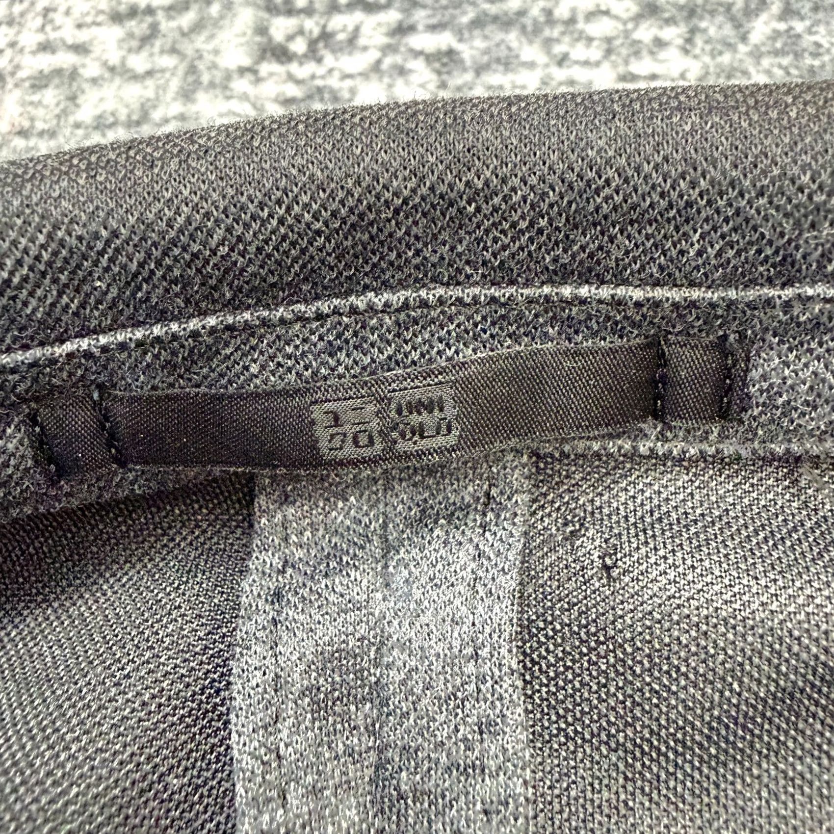 Uniqlo Uniqlo Blazer Mens M Slim Fit Knit Jacket Gray Notch Lapel 2-Button Front Single-Breasted Travel Casual Business Size 40R - 7 Thumbnail