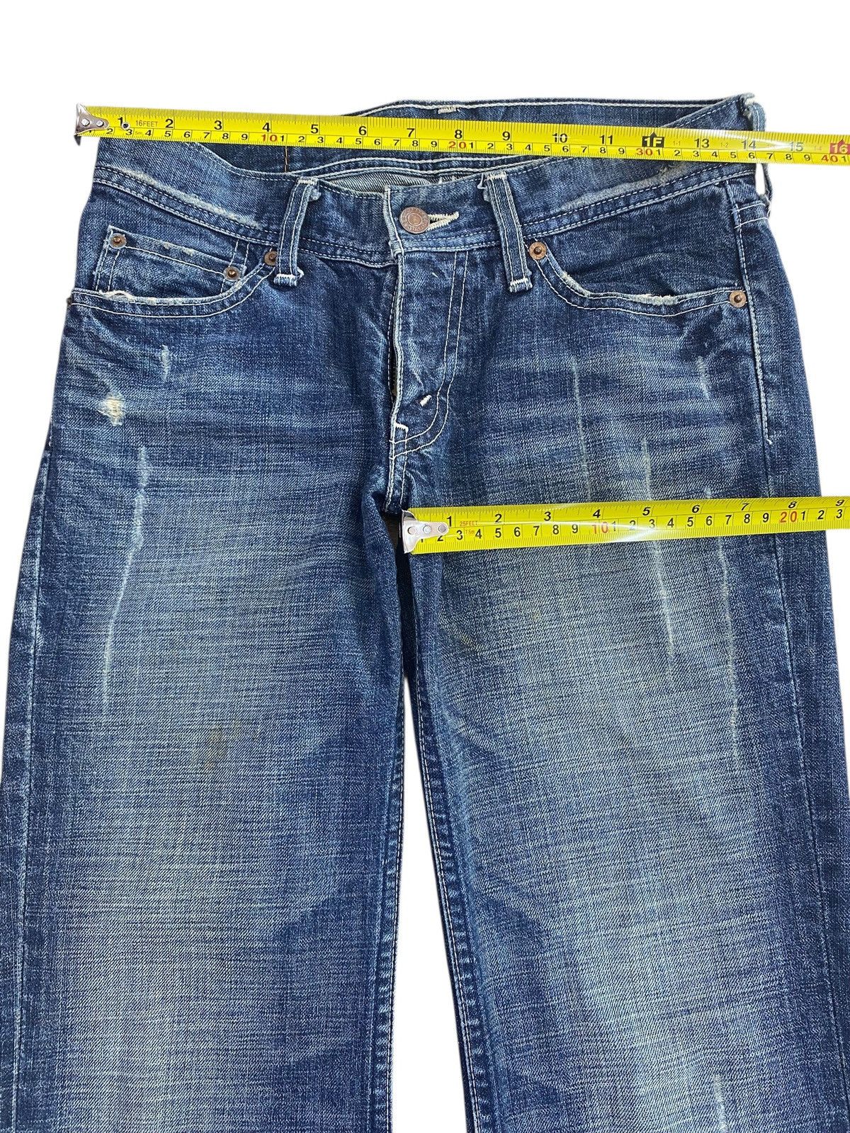 Levi's Vintage Levi’s Blue Faded Wash Style Flare Jeans Size US 28 / EU 44 - 5 Thumbnail