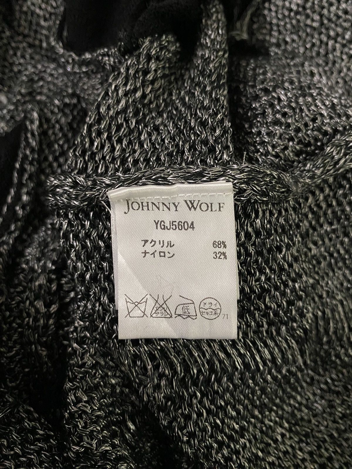 Art Comes First × Japanese Brand Hot!!🔥Johny Wolf Fringe Knitted Ringcoat Jacket Size XS / US 0-2 / IT 36-38 - 9 Thumbnail