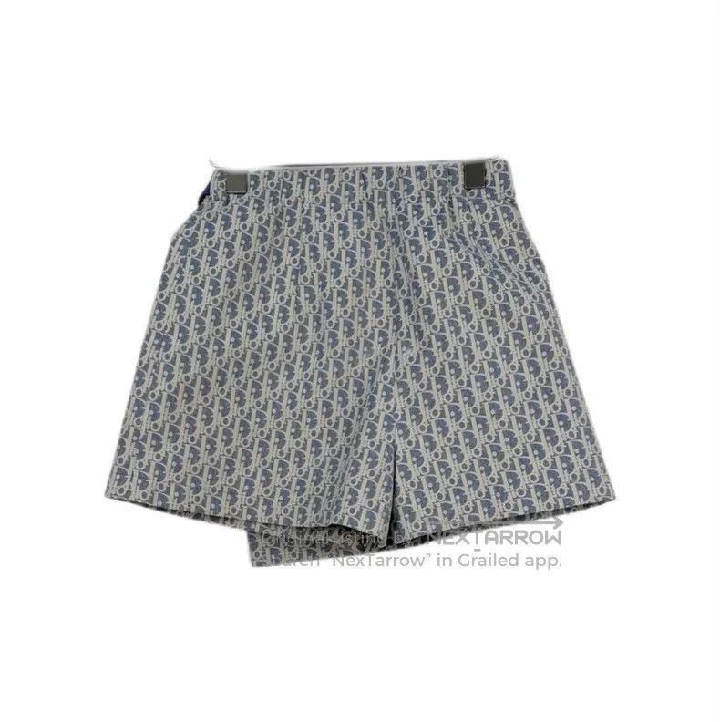 Dior Dior Light blue full logo style shorts skirt Size 24" / US 00 / IT 34 - 2 Thumbnail