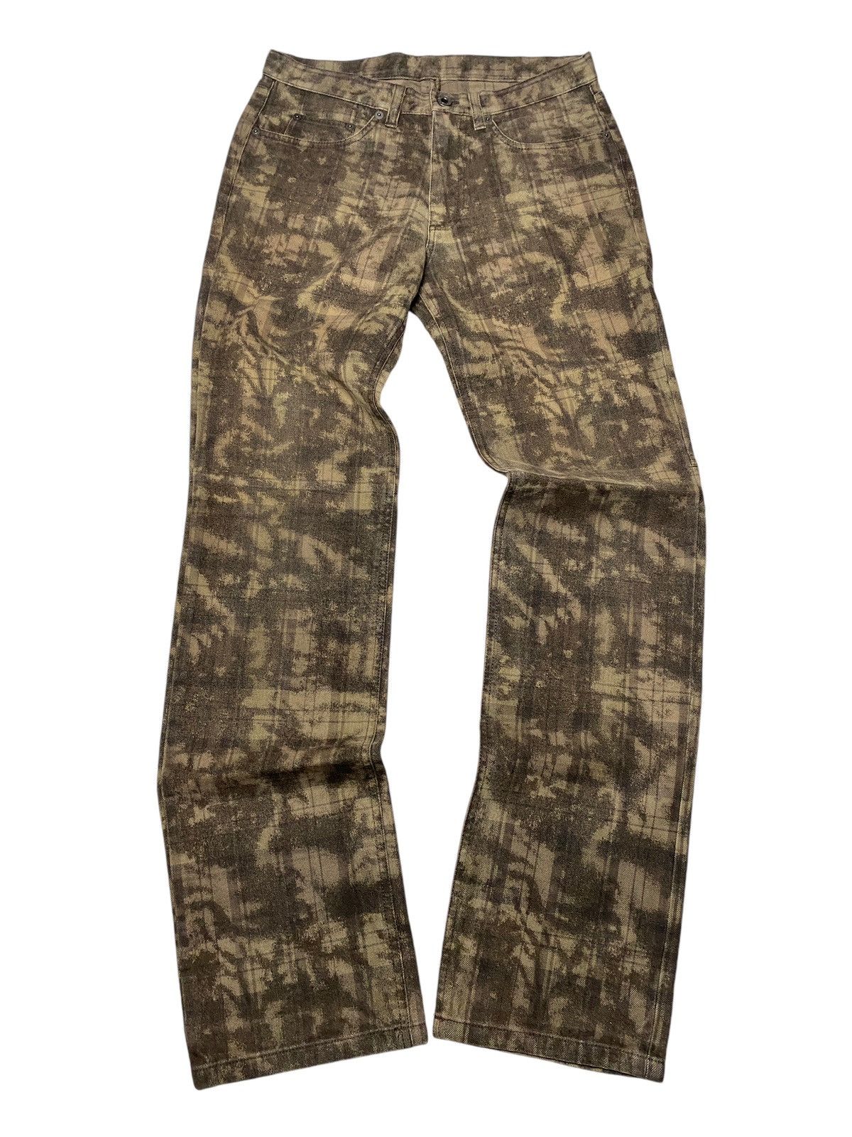 If Six Was Nine × Le Grande Bleu (L.G.B.) × Tornado Mart 2000's 291295 Homme Abstract Gradient Pants Size US 27 - 1 Thumbnail