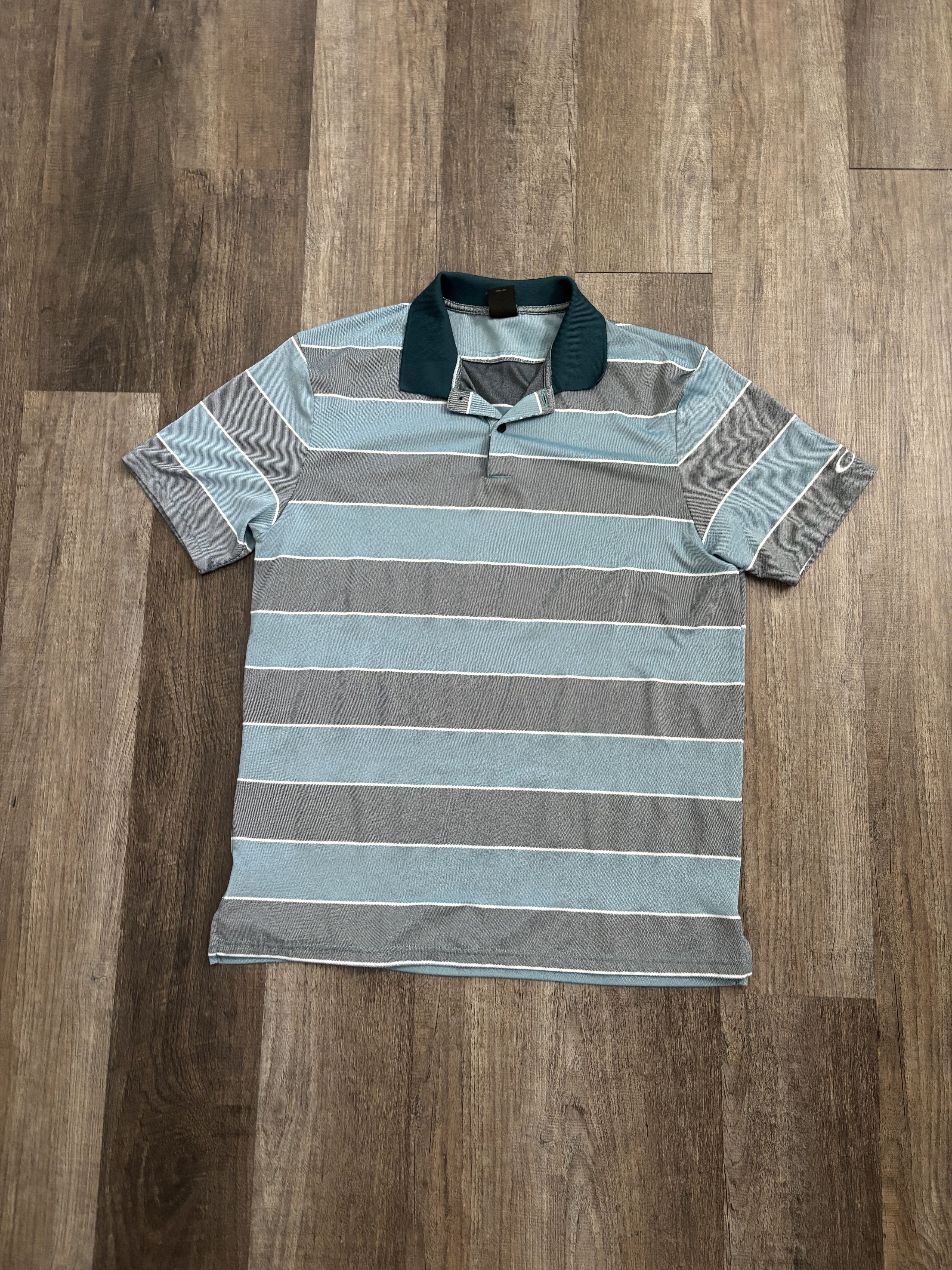Oakley Oakley Striped Athletic Golf Polo Shirt Size US M / EU 48-50 / 2 - 1 Thumbnail