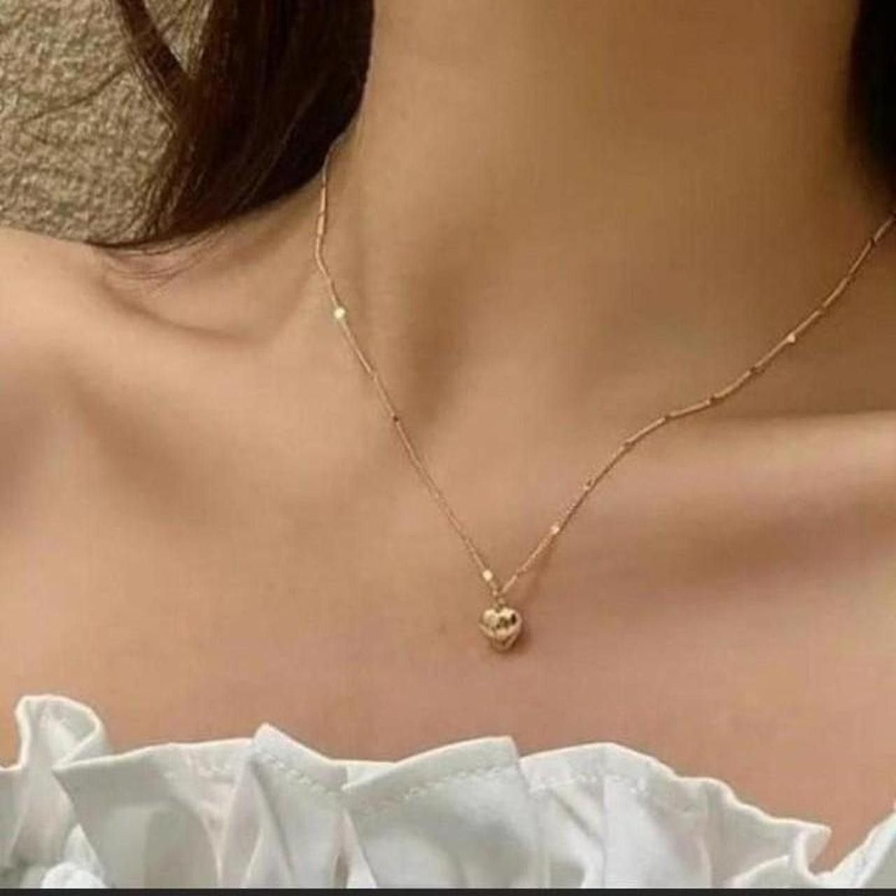 Other Gold heart necklace Size ONE SIZE - 3 Thumbnail