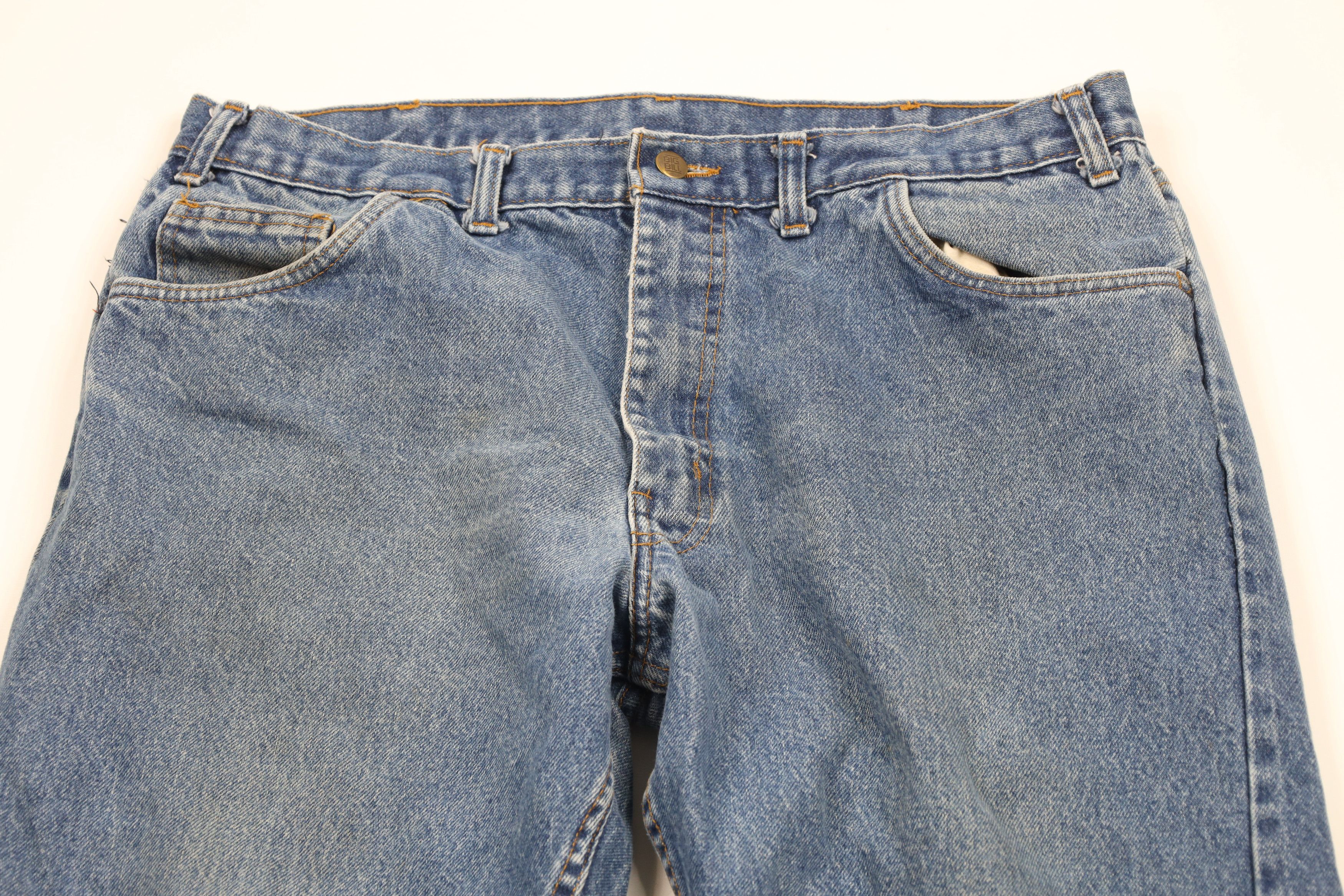 Vintage Vintage Big Bill FR HRC 2 Flame Resistant Work Jeans Blue Size US 38 / EU 54 - 2 Thumbnail