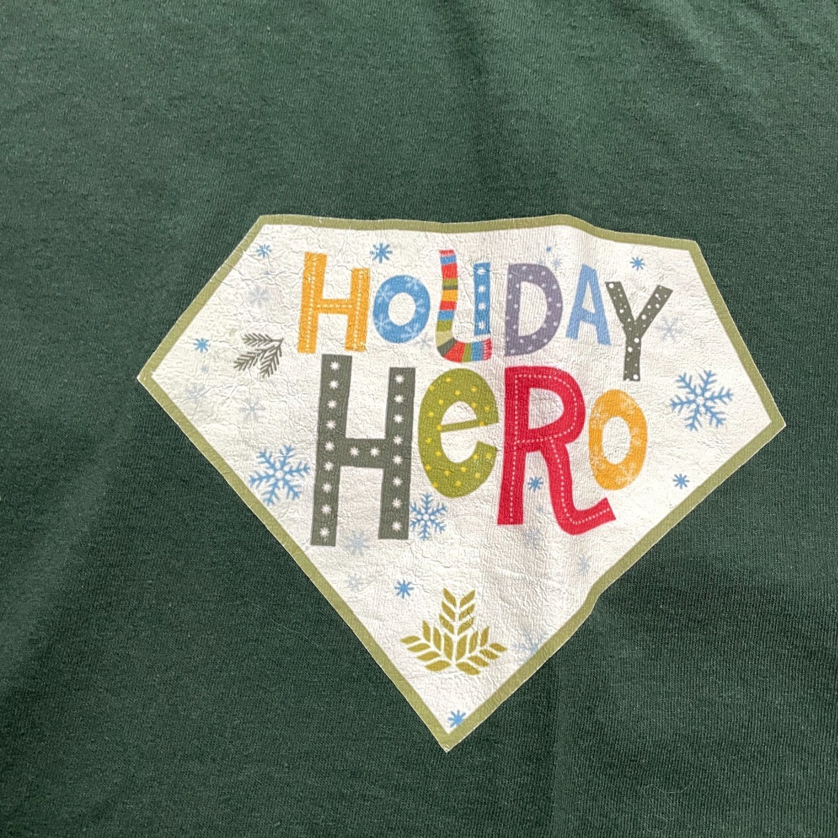 Gildan Gildan Heavy Cotton T-Shirt Men's 3XL Green Holiday Christmas Crew Neck Short Sleeve Casual Size US XXL / EU 58 / 5 - 4 Thumbnail