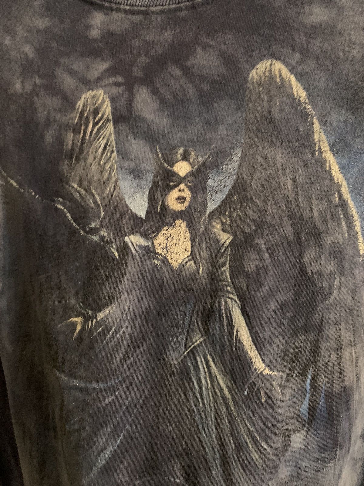 Other Vintage The Mountain Angel T-Shirt XL Blue Fantasy Art Movie Size US XL / EU 56 / 4 - 7 Thumbnail