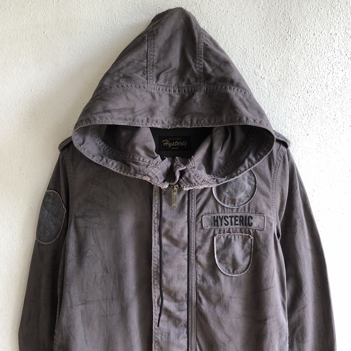 Hysteric Glamour HYSTERIC GLAMOUR Women’s Distressed Military Hooded Jacket Size S / US 4 / IT 40 - 3 Thumbnail