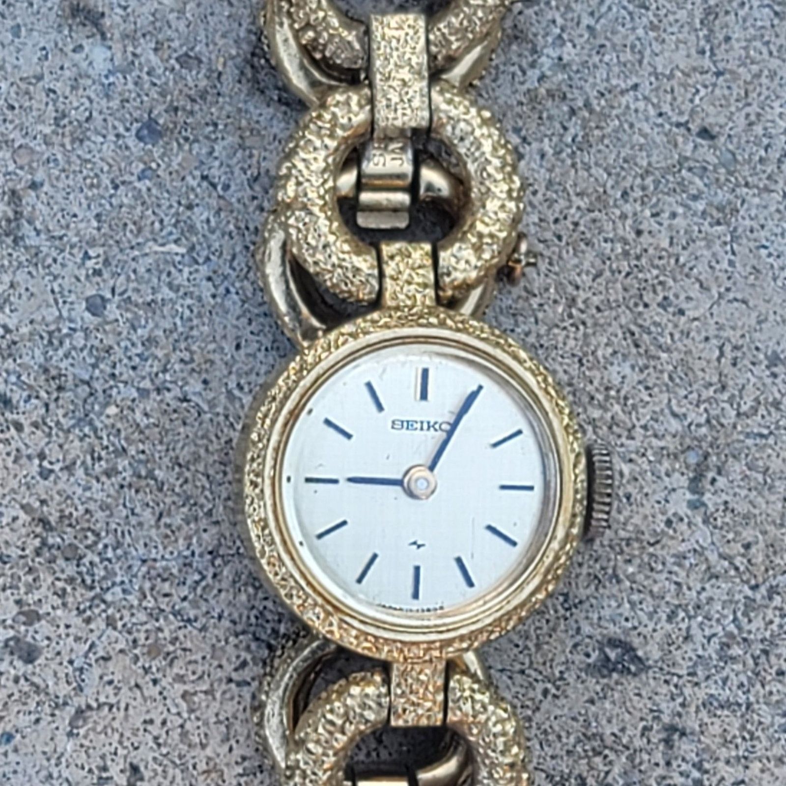 Seiko Vtg Seiko Gold Tone Automatic Wind-up Watch Size ONE SIZE - 10 Thumbnail