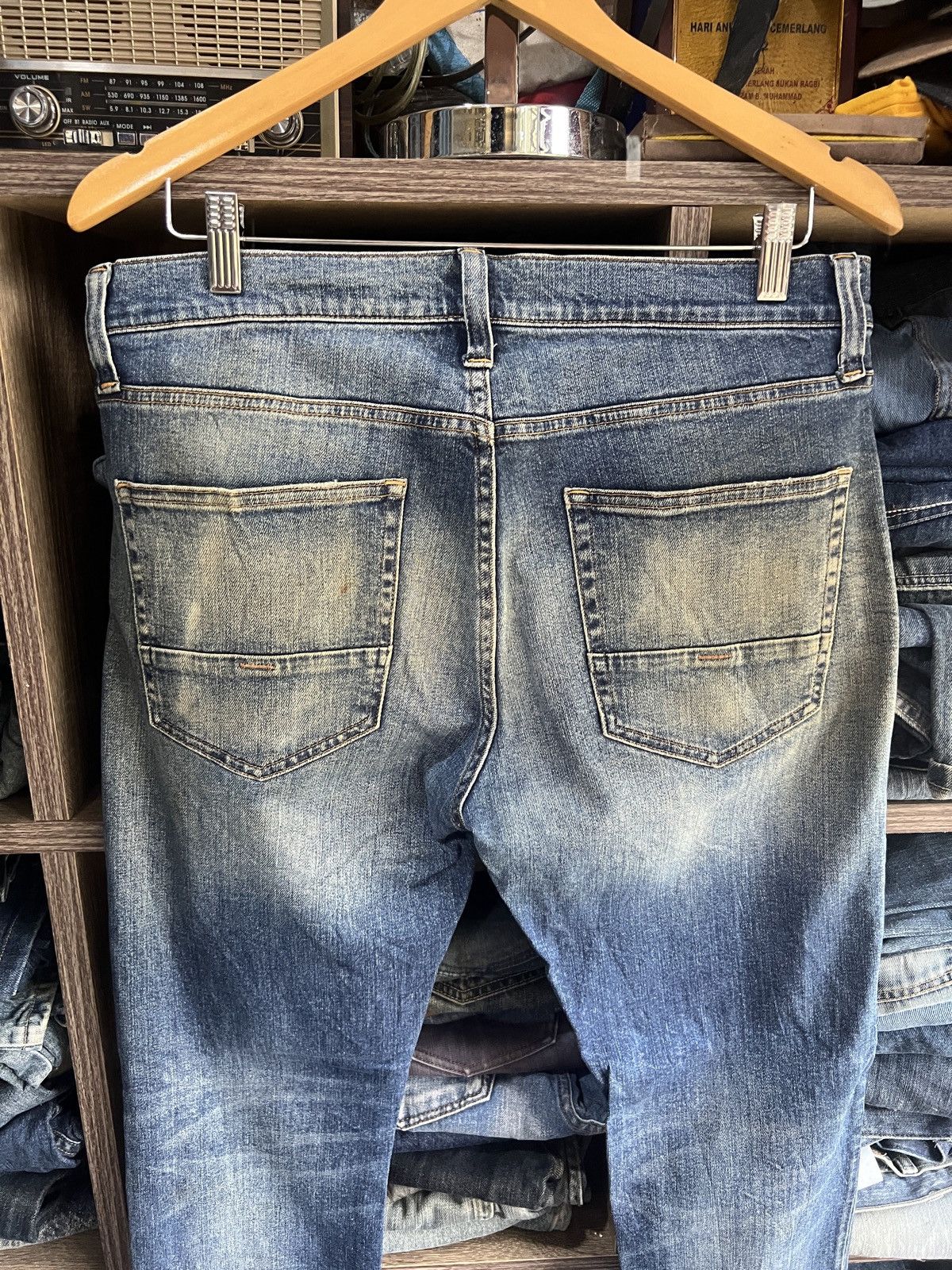 Japanese Brand 🔥Back Number Distressed Denim Size US 34 / EU 50 - 13 Thumbnail