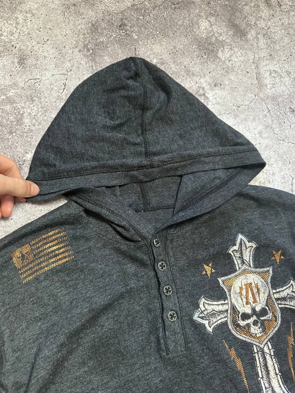 Affliction Crazy rare cyber y2k affliction longsleeve shirt Size US M / EU 48-50 / 2 - 5 Thumbnail