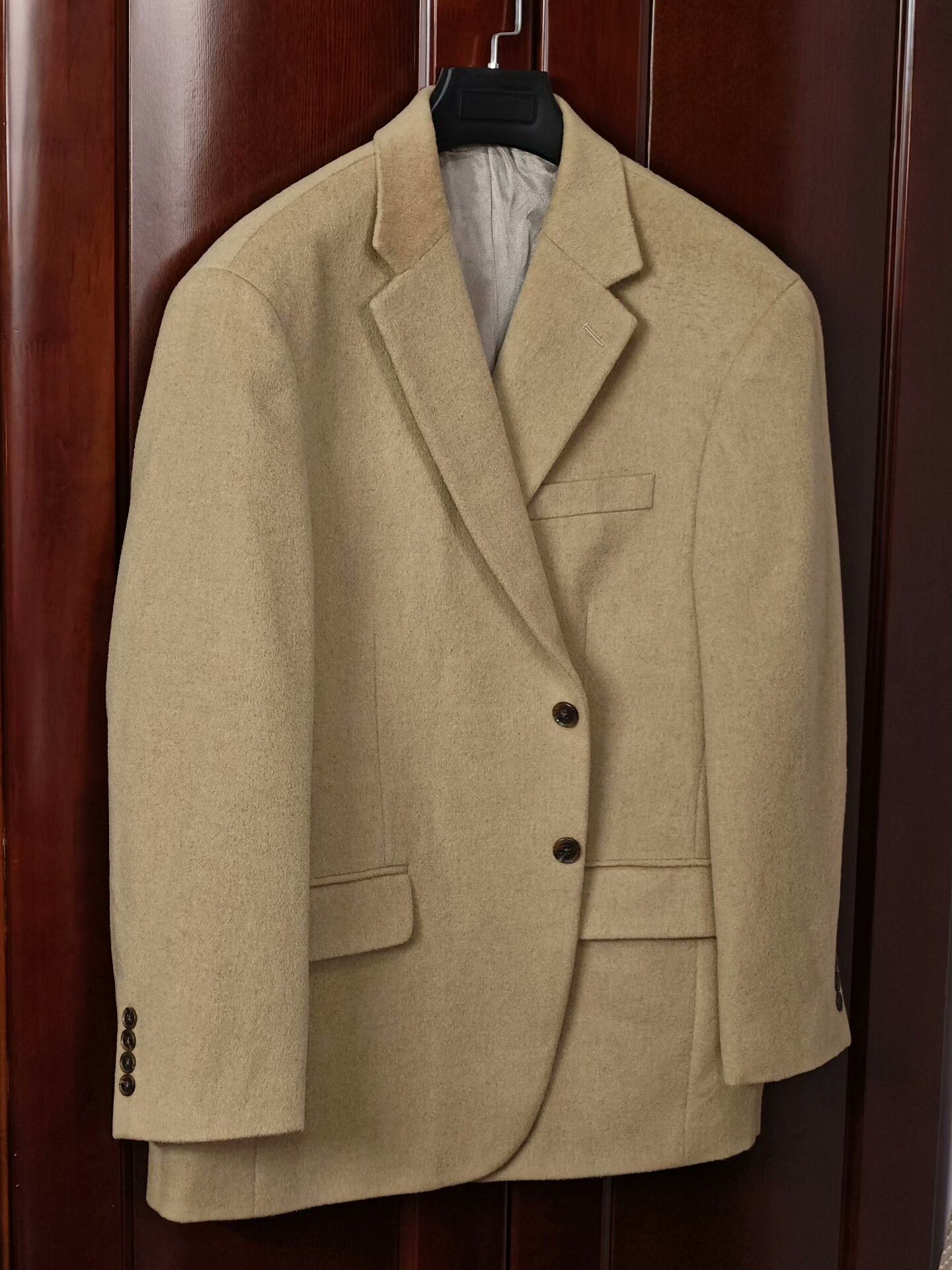 Japanese Brand Custom Camel Hair Casual Blazer Size US L / EU 52-54 / 3 - 1 Thumbnail