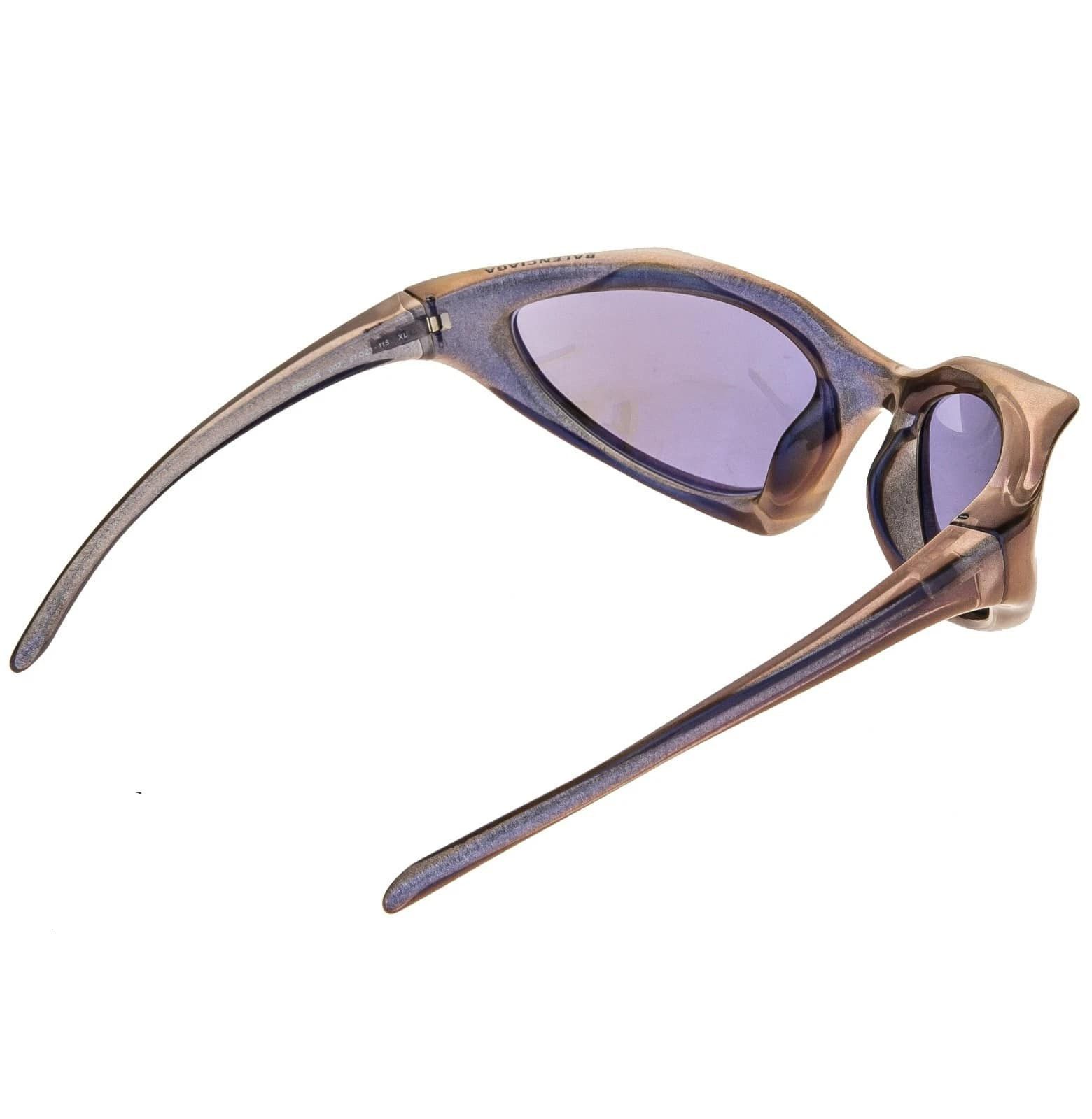 Balenciaga BALENCIAGA BB0352S RUNNER CAT 0352 Violet Sunglasses 002 Size ONE SIZE - 3 Thumbnail