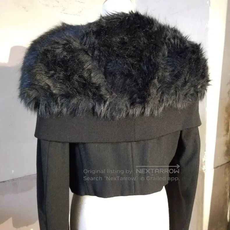 Comme des Garcons Comme des Garcons Black Furry Design Top Size S / US 4 / IT 40 - 4 Thumbnail