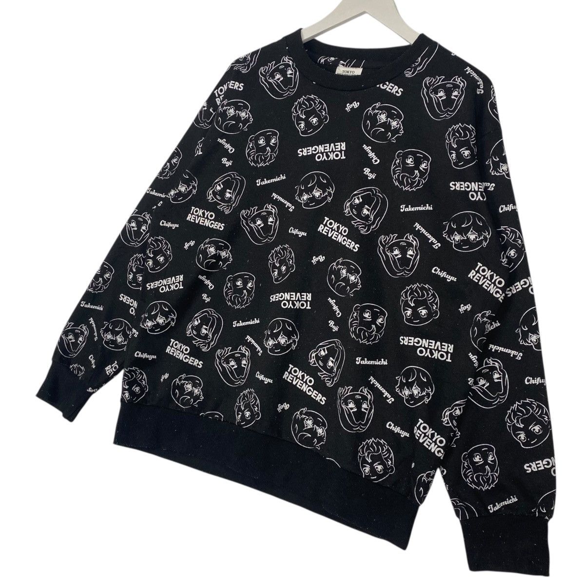 Other Vintage Tokyo Revenger Sweatshirt Crewneck Black All Over Size US M / EU 48-50 / 2 - 2 Thumbnail