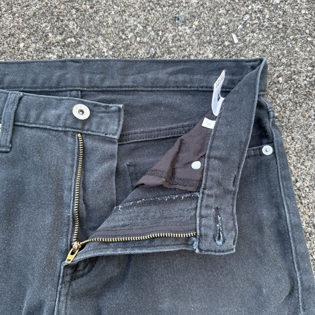 GU VINTAGE GU DENIM SLIM FIT BLACK JEAN PANTS Size US 31 - 8 Thumbnail