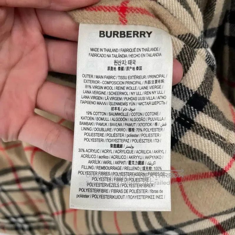 Burberry Burberry Men's Checkered Long Sleeve Coat. Size US M / EU 48-50 / 2 - 4 Thumbnail