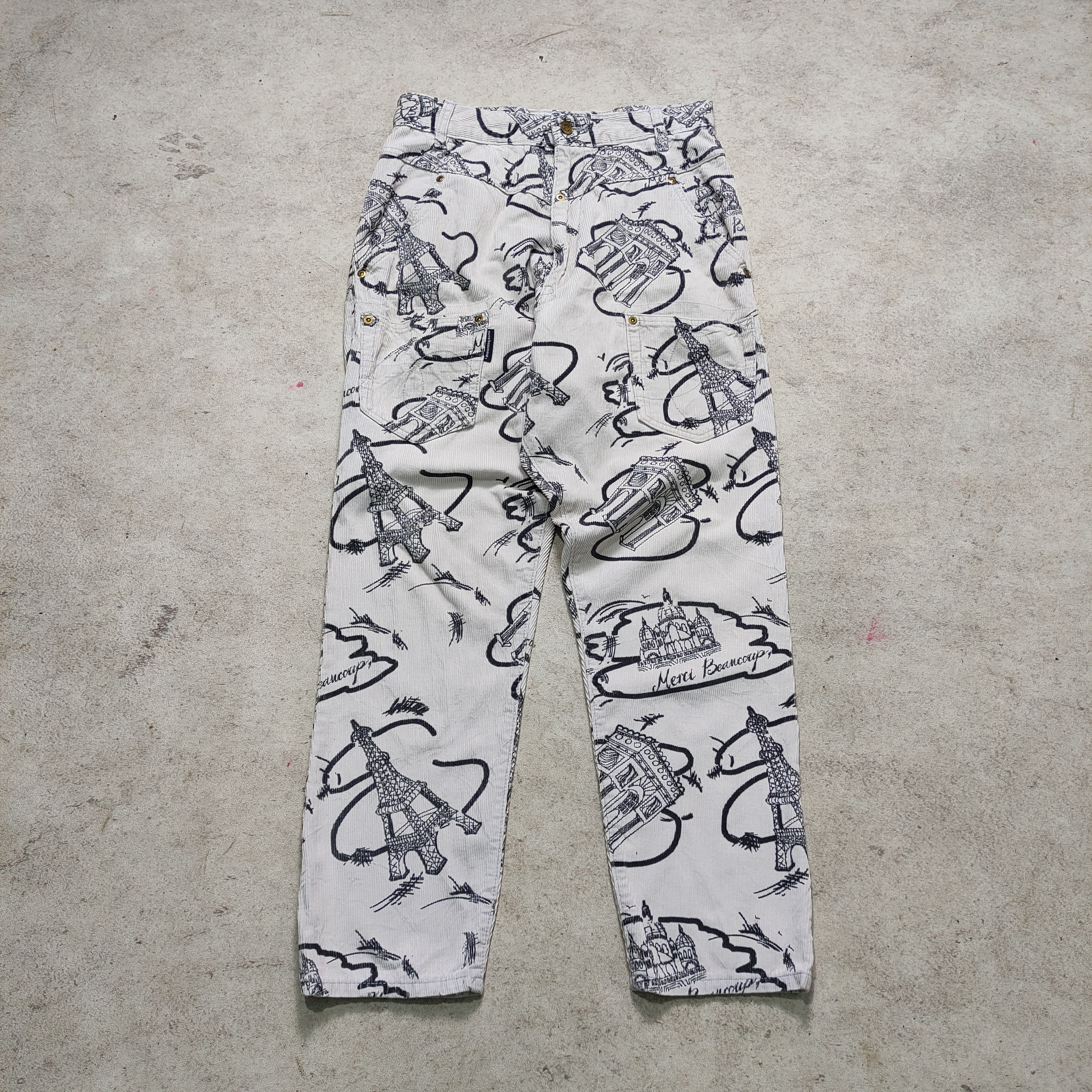 Issey Miyake Mercibeaucoup Paris Pattern Issey Miyake Size US 30 / EU 46 - 1 Thumbnail
