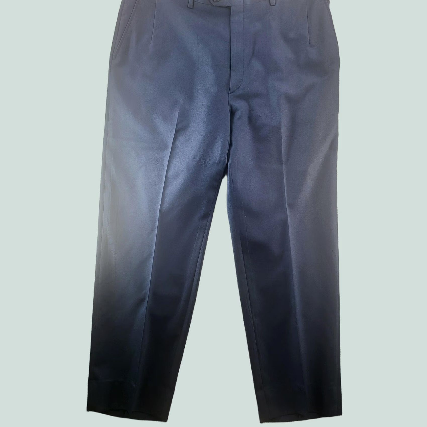 Brioni Brioni Dress Pants Mens 36x28 Navy Blue Flat Front Formal Work Office Wear Size US 36 / EU 52 - 1 Thumbnail