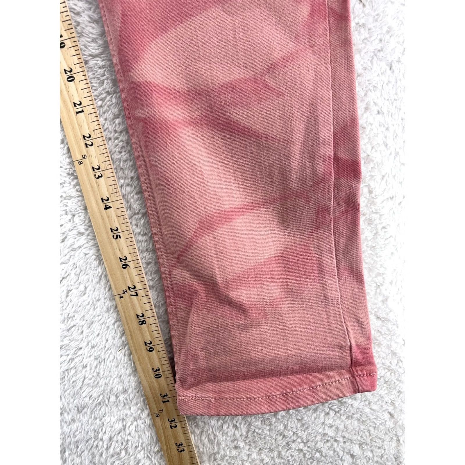 Levi's Levi's 524 Too Superlow Jeans Womens 17M Pink Red Straight Denim Pants Hippie Retro Size 38" / US 16 / IT 52 - 5 Thumbnail