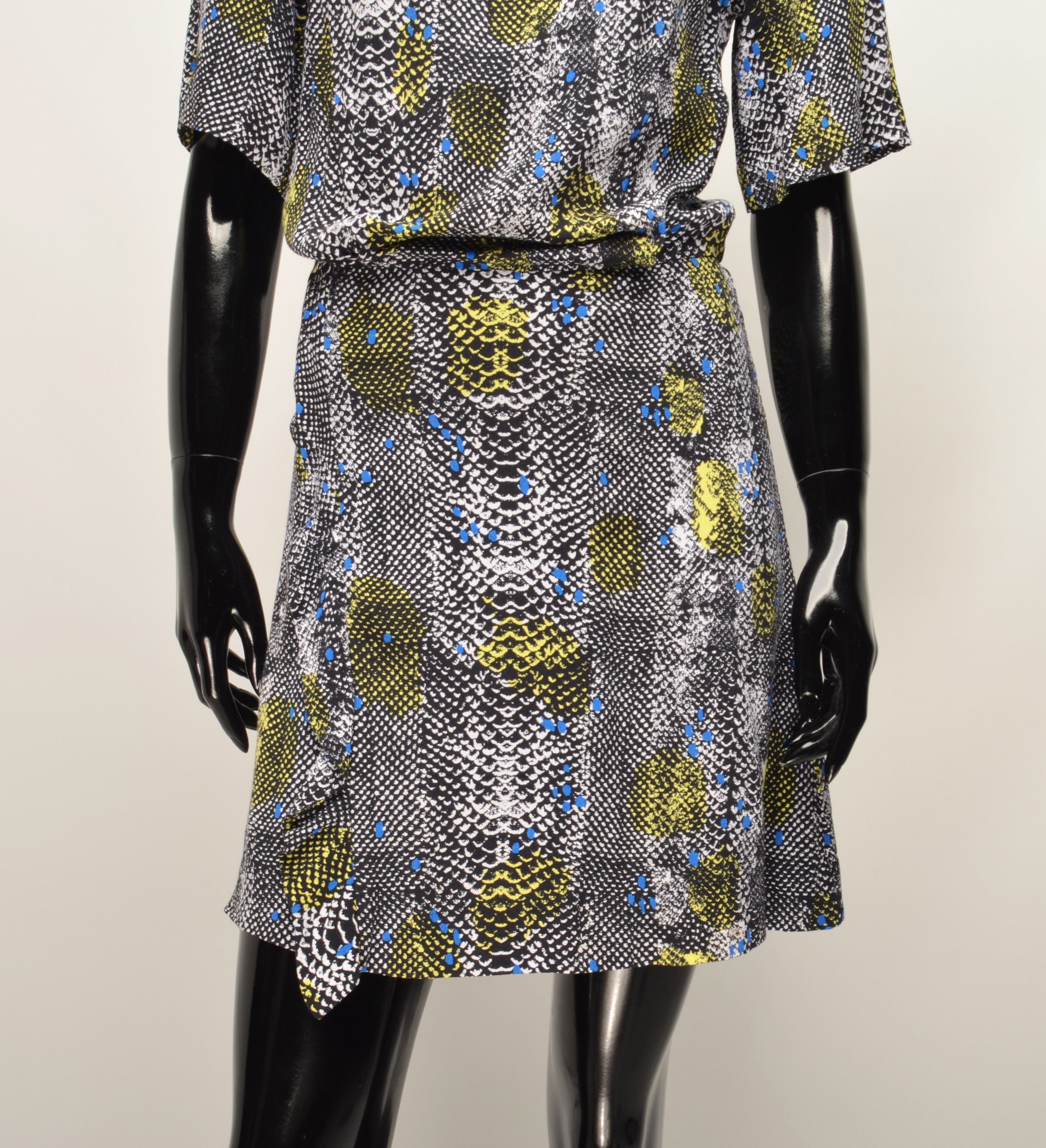 & Other Stories & Other Stories Short Sleeve Snake Print Mini Dress Size S / US 4 / IT 40 - 3 Thumbnail