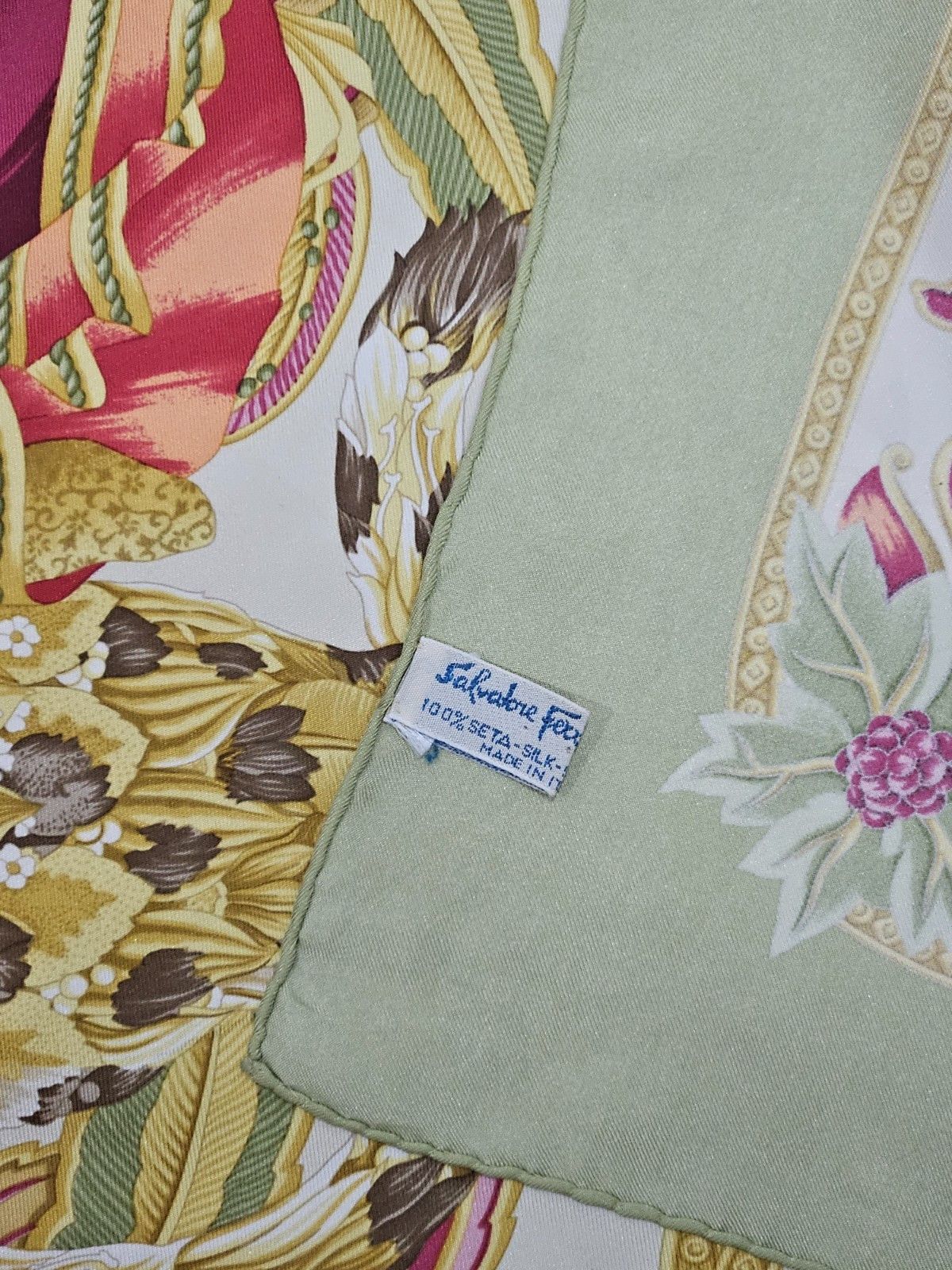 Salvatore Ferragamo Salvatore Ferragamo Leopard Silk Scarf Size ONE SIZE - 5 Thumbnail