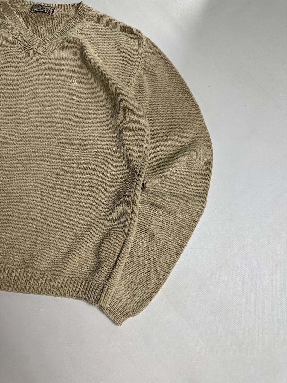 Burberry 90s Knite Vintage Burberry Thomas Beige Sweater Size M / US 6-8 / IT 42-44 - 3 Thumbnail