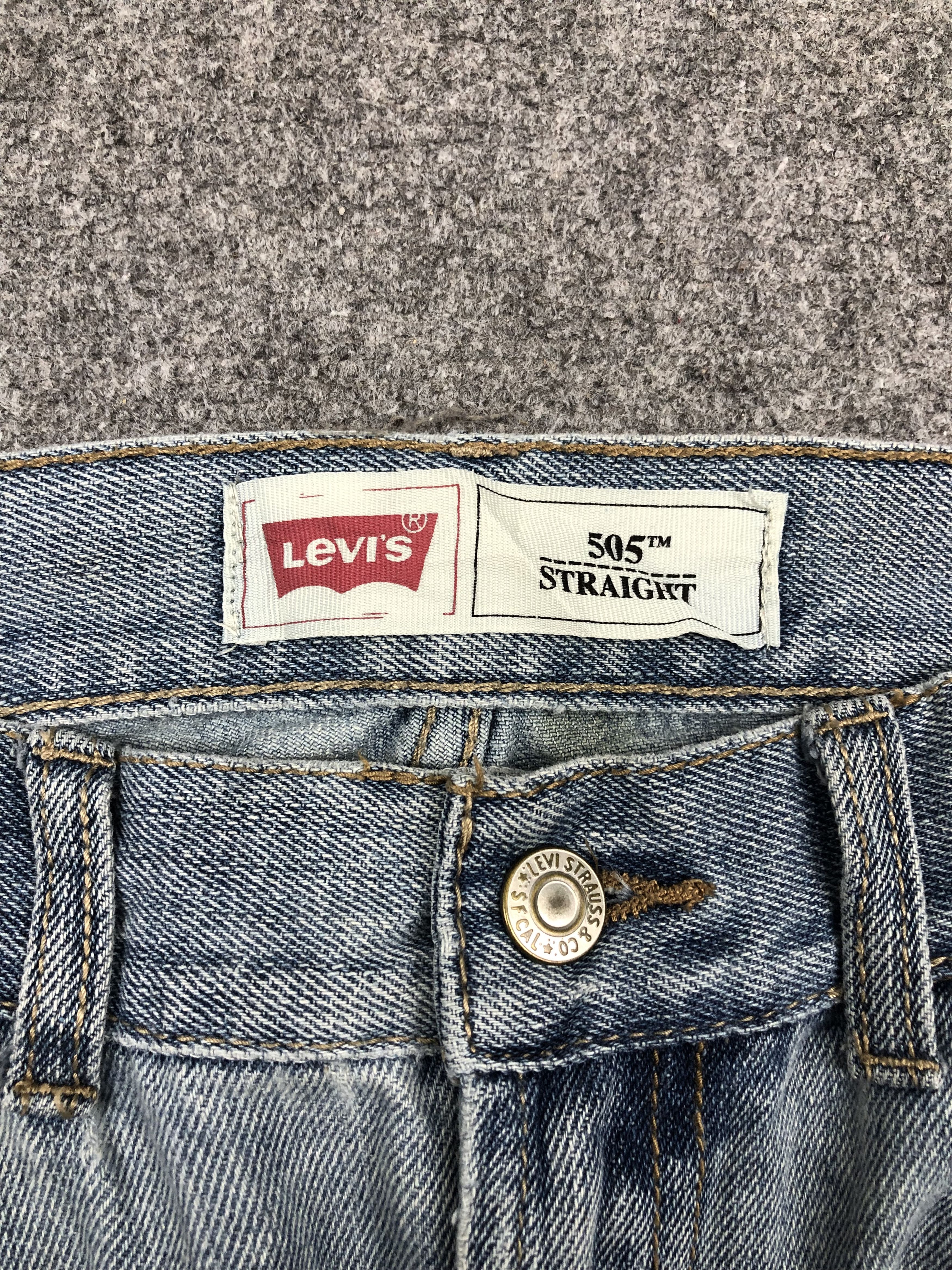 Levi's Vintage Levis 505 Light Wash Jeans DP1643 Size US 31 - 7 Thumbnail